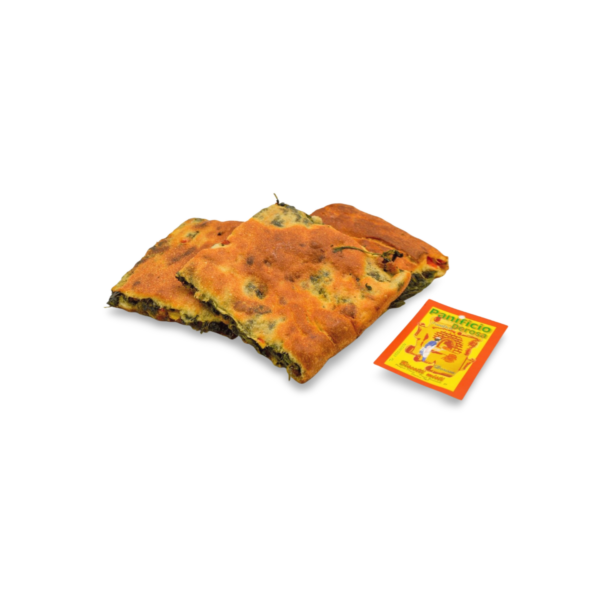 focaccia con la verdura