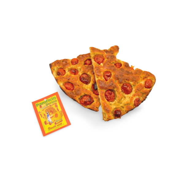 focaccia con i pomodorini